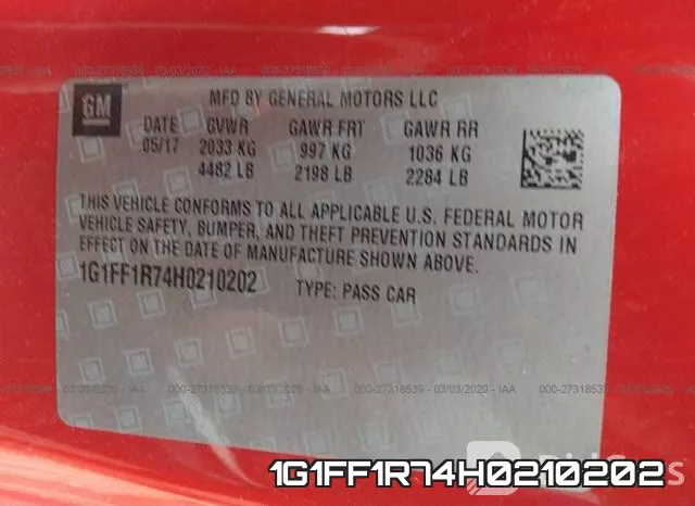 1G1FF1R74H0210202 фото 10