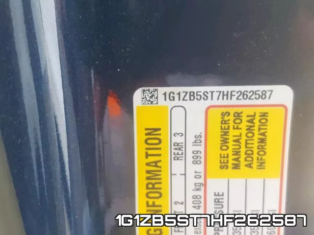 1G1ZB5ST7HF262587 фото 2
