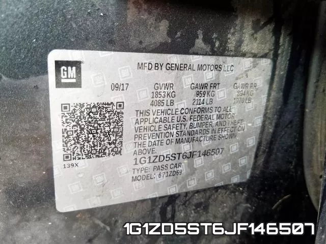 1G1ZD5ST6JF146507 фото 2