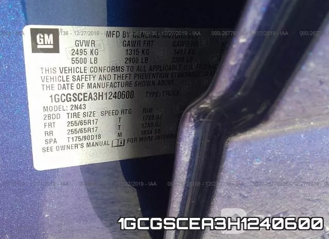1GCGSCEA3H1240600 фото 10