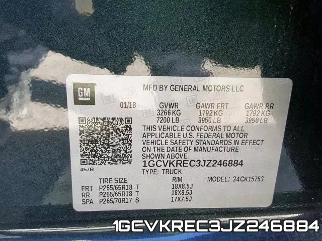 1GCVKREC3JZ246884 фото 2