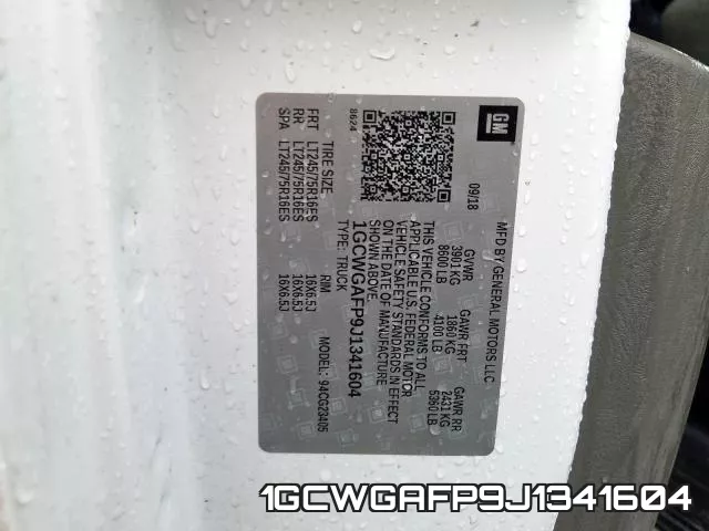 1GCWGAFP9J1341604 фото 2