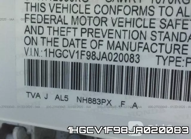 1HGCV1F98JA020083 фото 10
