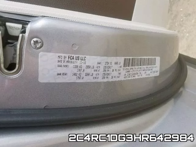 2C4RC1DG3HR642984 фото 2