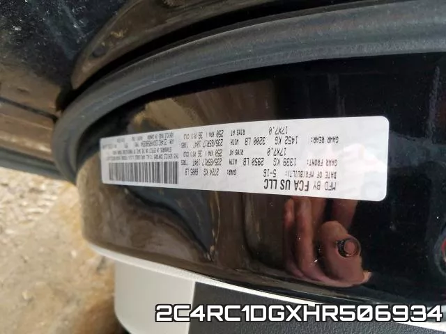 2C4RC1DGXHR506934 фото 2