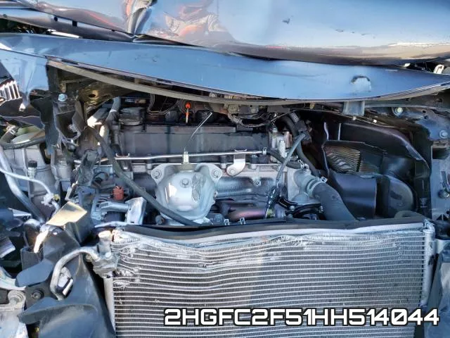 2HGFC2F51HH514044 фото 6