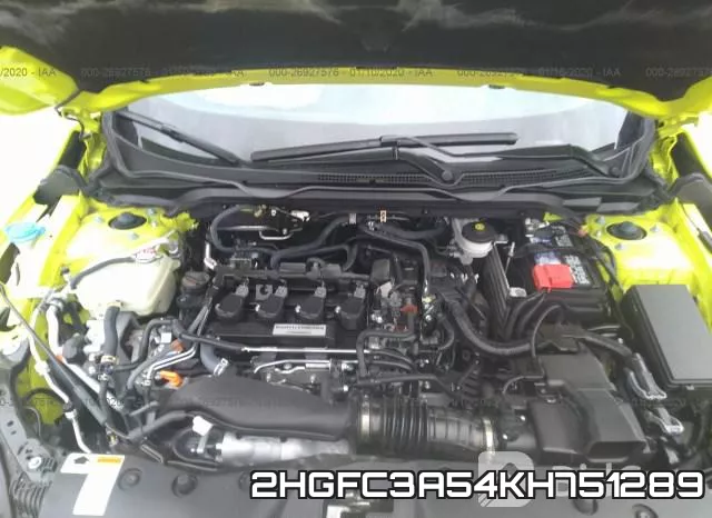 2HGFC3A54KH751289 фото 2