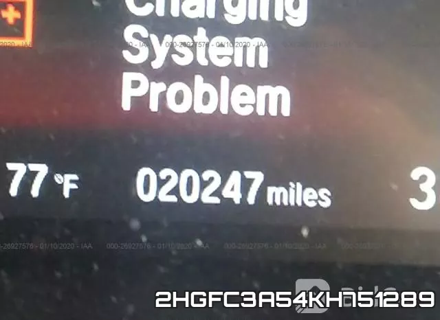 2HGFC3A54KH751289 фото 8