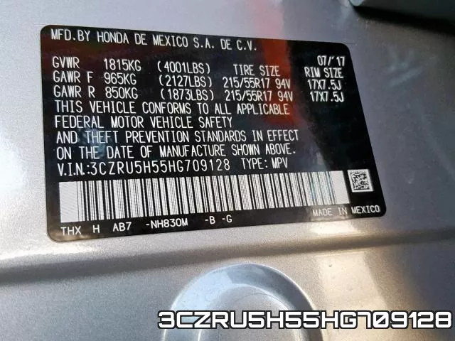 3CZRU5H55HG709128 фото 2