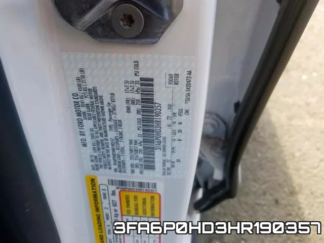 3FA6P0HD3HR190357 фото 2