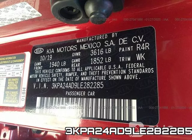 3KPA24AD9LE282285 фото 10