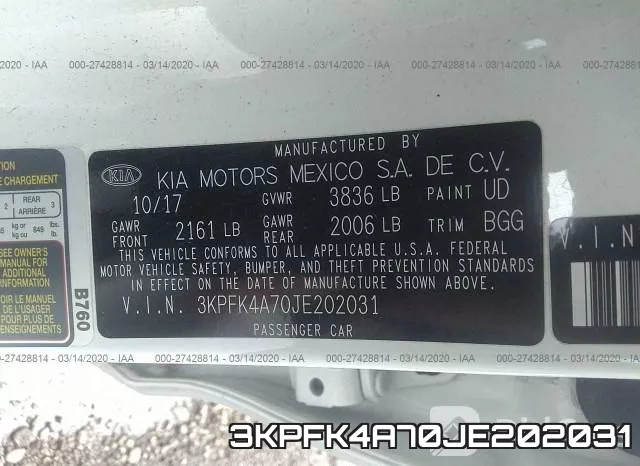 3KPFK4A70JE202031 фото 8