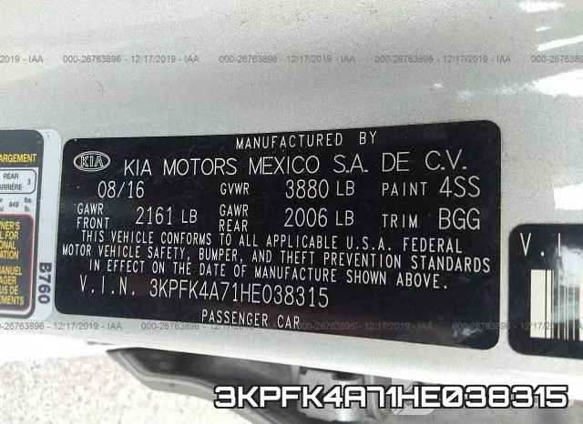 3KPFK4A71HE038315 фото 10