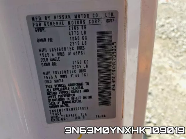 3N63M0YNXHK709019 фото 2