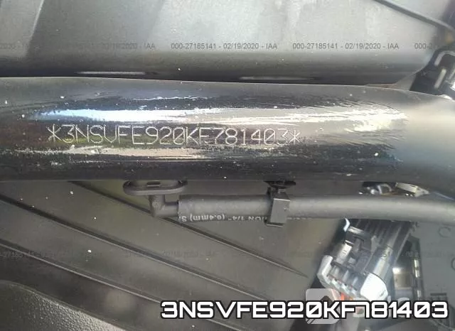 3NSVFE920KF781403 фото 2