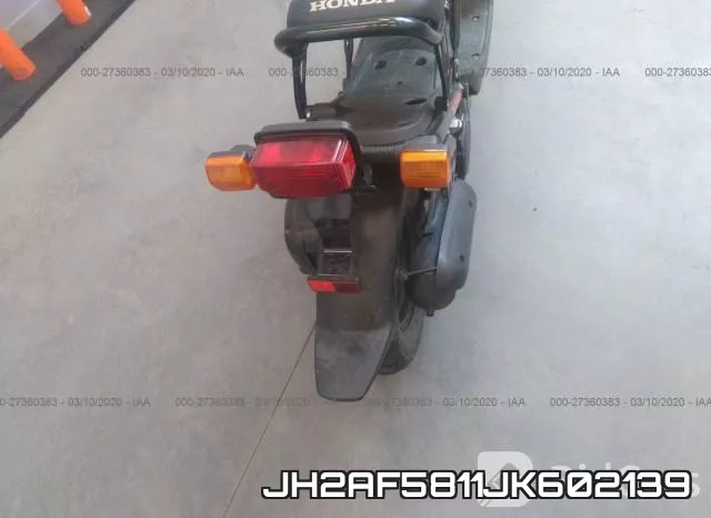 JH2AF5811JK602139 фото 6