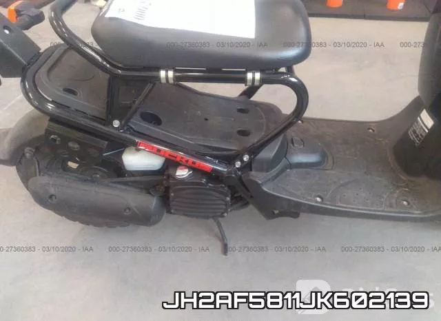 JH2AF5811JK602139 фото 7