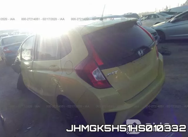 JHMGK5H51HS010332 фото 4