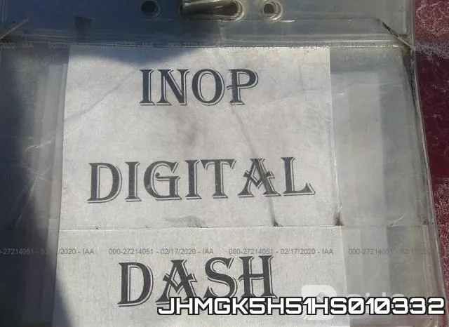 JHMGK5H51HS010332 фото 8