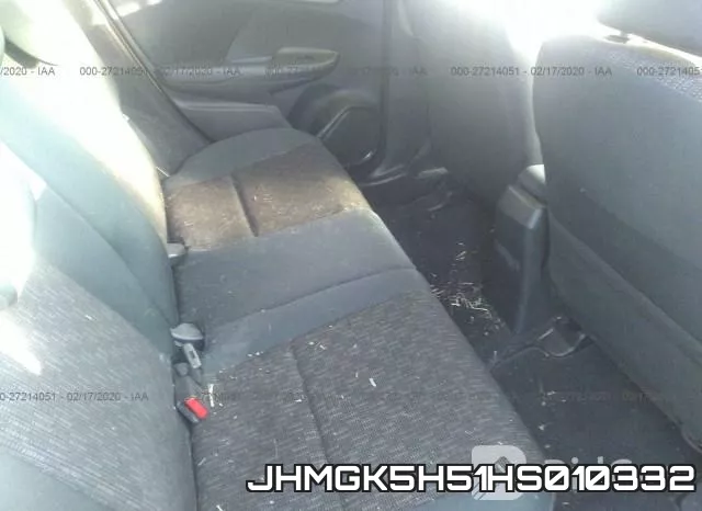JHMGK5H51HS010332 фото 9