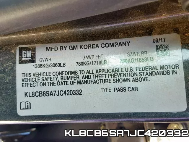 KL8CB6SA7JC420332 фото 2