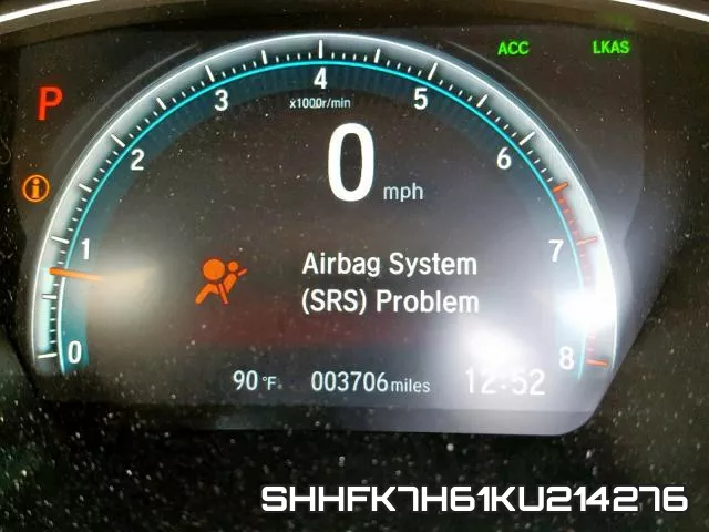 SHHFK7H61KU214276 фото 6
