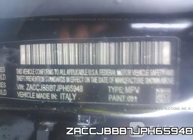 ZACCJBBB7JPH65948 фото 10
