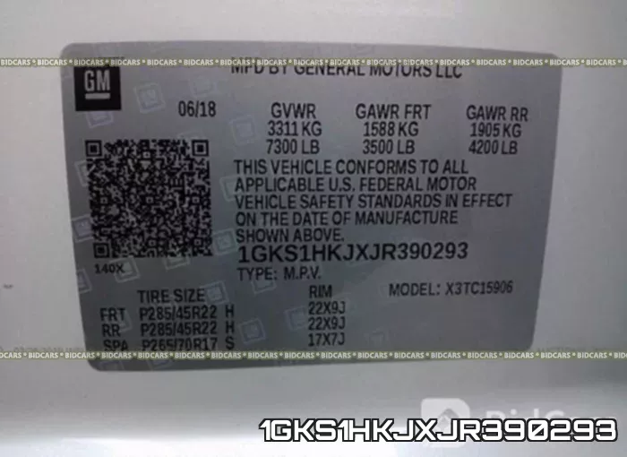 1GKS1HKJXJR390293 фото 10