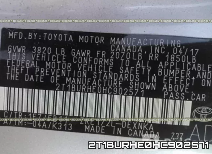 2T1BURHE0HC902571 фото 10