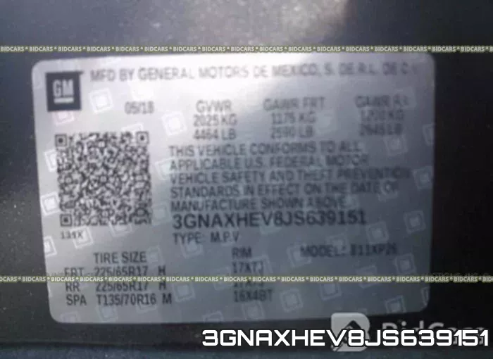 3GNAXHEV8JS639151 фото 10