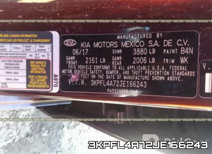 3KPFL4A72JE166243 фото 10