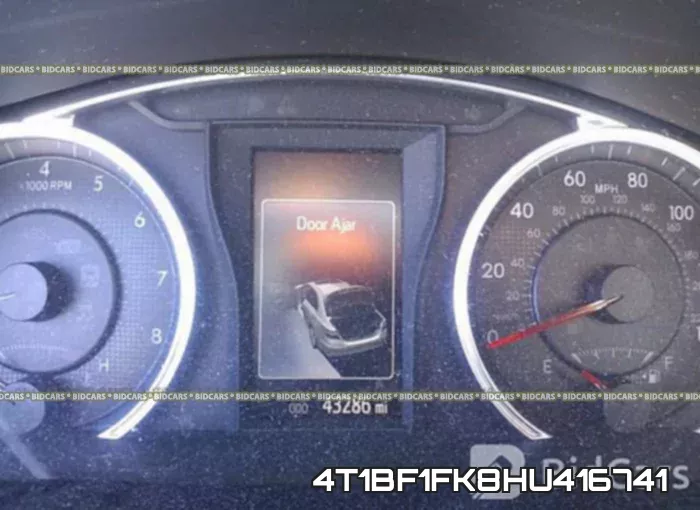 4T1BF1FK8HU416741 фото 8