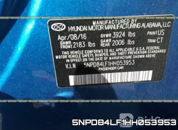 5NPD84LF1HH053953 фото 10