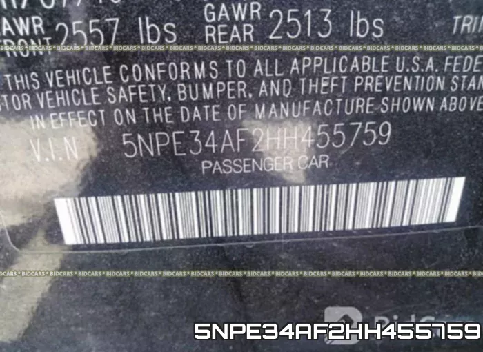 5NPE34AF2HH455759 фото 10