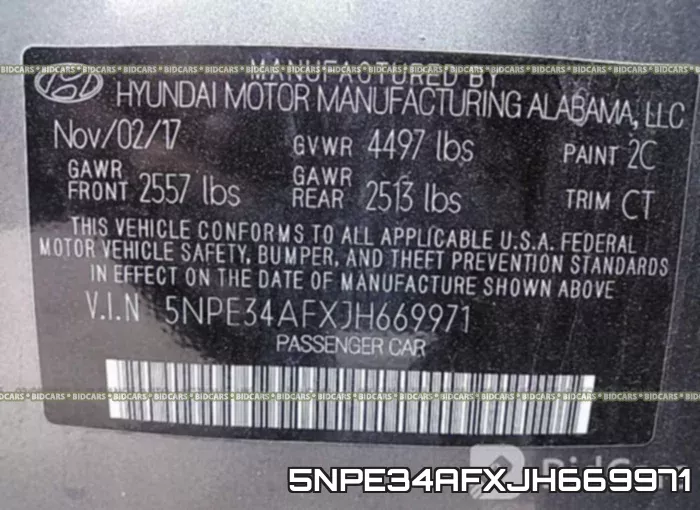 5NPE34AFXJH669971 фото 10
