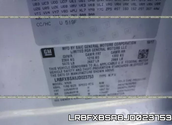LRBFXBSA8JD023753 фото 10