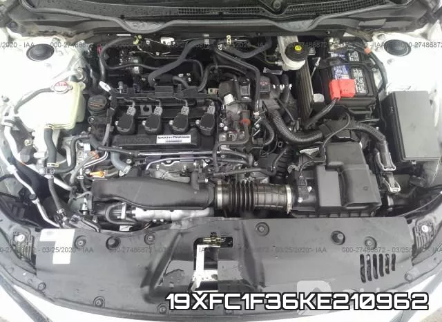 19XFC1F36KE210962 фото 2