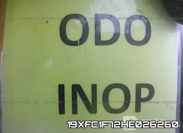 19XFC1F72HE026260 фото 4