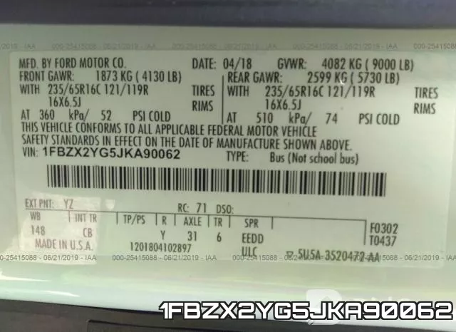 1FBZX2YG5JKA90062 фото 9