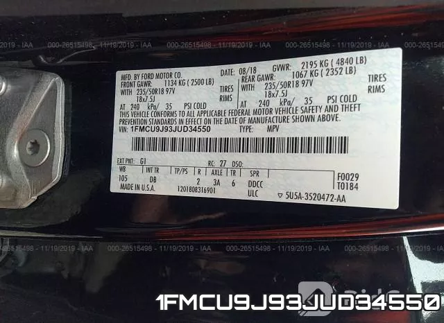 1FMCU9J93JUD34550 фото 10