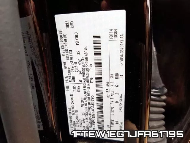 1FTEW1EG7JFA61795 фото 2