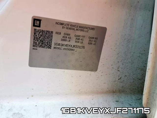 1GB1KVEYXJF271175 фото 2