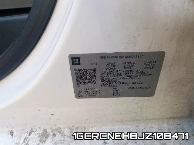 1GCRCNEH8JZ108471 фото 2