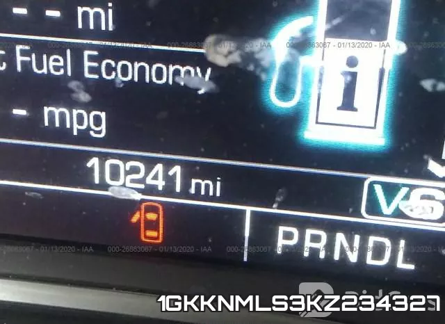 1GKKNMLS3KZ234327 фото 5
