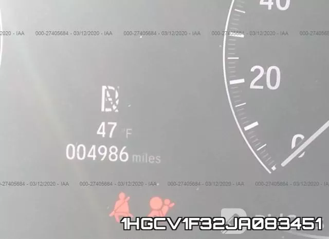 1HGCV1F32JA083451 фото 8