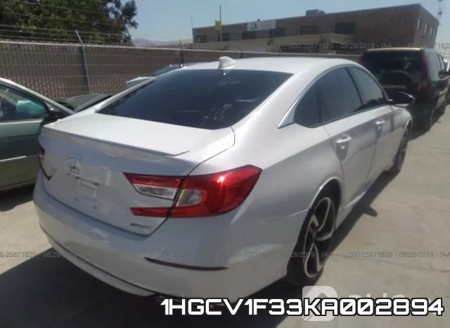 1HGCV1F33KA002894 фото 2