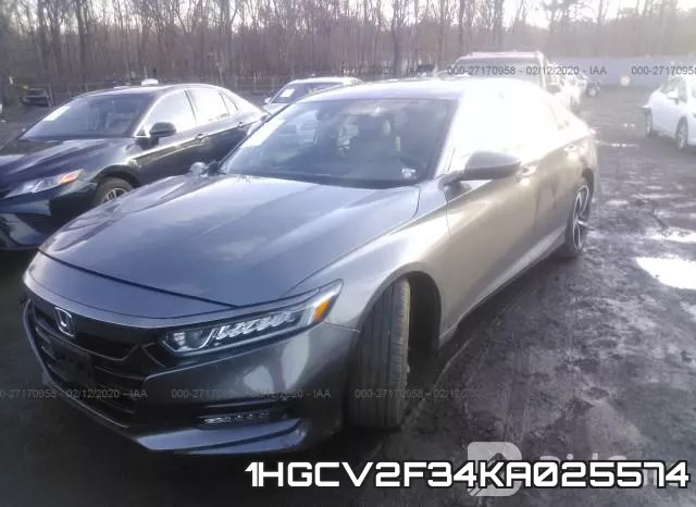 1HGCV2F34KA025574 фото 3