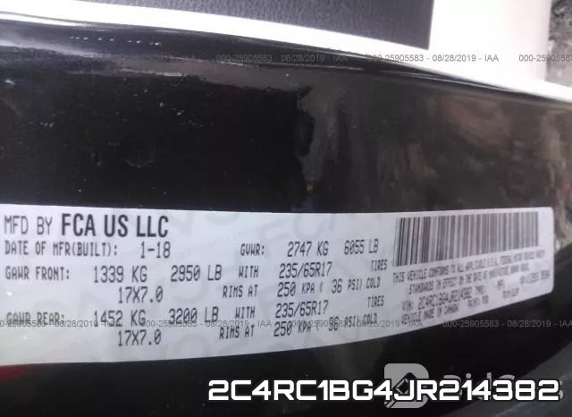 2C4RC1BG4JR214382 фото 8