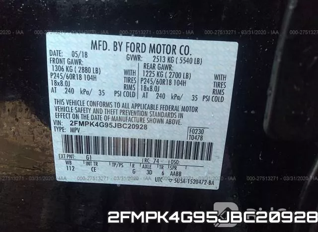 2FMPK4G95JBC20928 фото 4