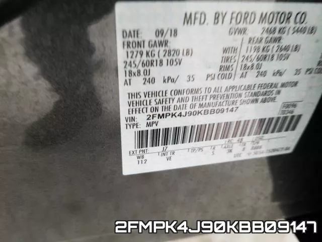 2FMPK4J90KBB09147 фото 2